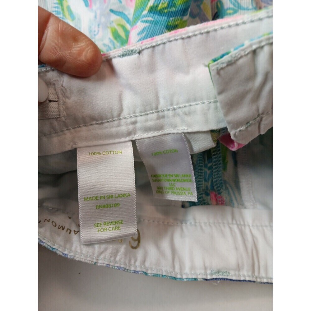 Boys Lilly Pulitzer Beaumont Shorts Size 6 Bohemian Queen Chino Preppy - Picture 10 of 10